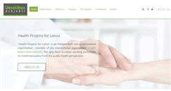 Desktop Screenshot of healthprojects.lv