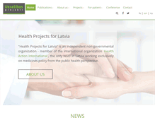 Tablet Screenshot of healthprojects.lv